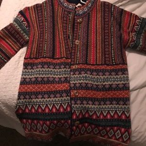 Anthropologie xl sweater wool bohemian- 2018